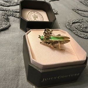 Juicy Couture Grasshopper Charm, enamel and marcasite.